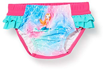 Playshoes UV-skydd flickor blöjbyxor sjöjungfru simblöja, ROSA, 74/80 cm