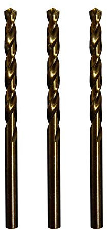 STROTON Metric M42 8% Cobalt Drill Bits for Stainless Steel and Hard Metal (6.5mm x 3pcs)