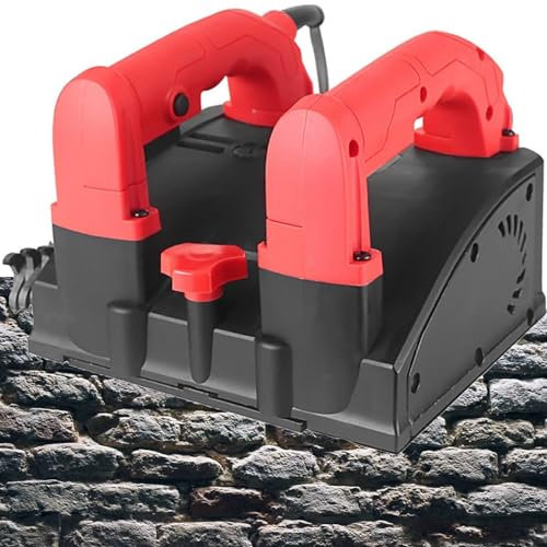GBHJJ Electric Wall Planer Concrete, Shovel Machine, 1180W Electric Wall Planing Machine, Automatic Concrete Shovel Putty, Wall Scraper Planner Dust-free For Granite, Stone, Marble