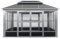 Sojag Aluminium Pavillon & Wintergarten Olan 1014 | Schwarz | 436x311x291 cm