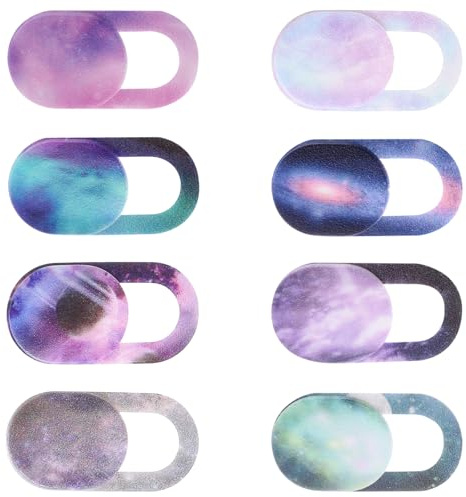 JIYIN 8 Stück Webcam Abdeckung, Laptop Webcam Cover Webcam Cover Slider Ultra Dünne Webcam Cover Slider Kamera Cover für Laptop PC Smartphone Tablet(Stern-Stil)
