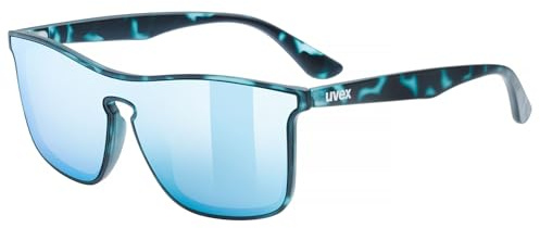 uvex heyday, Sportglasögonen unisex – vuxen, blue havana/iceblue mirror, one size