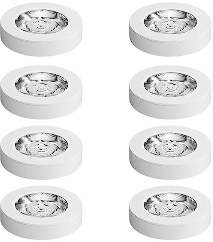 GUHPZA Luci A LED Forate, Faretti da Incasso Minimalisti tra-Sottili da 3 W, 5 W, 7 W, 10 W, 15 W, Faretti da Incasso A Superficie, Faretti da Incasso A LED per La CAS