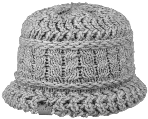 Lierys Classico Stickad Hatt by Damer - Made in Germany klockhattar damhatt vinterhatt höst-vinter Vinter - One Size grå
