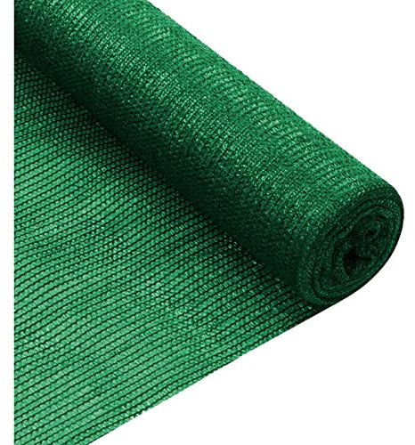 Acan Tradineur - Rollo de Malla de sombreo tupida, Cierre de ocultación de 120 g/m2, Alta Resistencia, Tela para cercar Jardines, fincas, huertos, Vallas (Verde - 1 x 10 m)