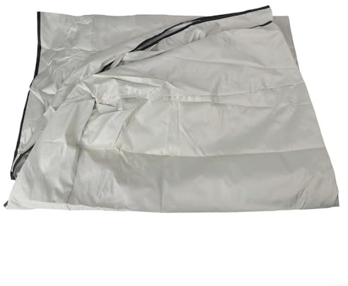 Bebykilemi Housse d'auvent résistante aux intempéries pour terrasse, jardin et terrasse (beige, 191 x 120 x 18 cm)