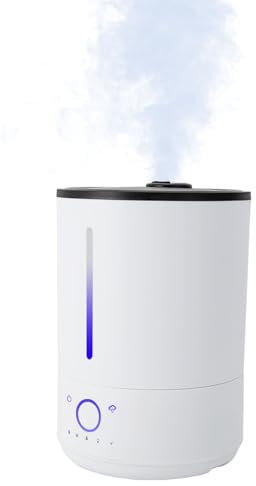 Difusor de aroma de 4 L, humidificador ultrasónico, relleno superior, humidificador eléctrico, 3 niveles ajustables, 35 dB Cool Mist Humidificador de habitación, para habitación, oficina, etc