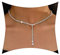 Wendalern Boho Kristall Choker Halskette Silber Strass Anhänger Halskette Kristall Y Lariat Halsketten Cz Tennis Kette Halskette Schmuck Für Frauen Und Mädchen