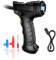 longjunjunfashion Cordless Tire Inflator Air Compressor 12V DC Portable Handheld Air Pump Car Tire Pump With Digital Pressure Gauge and Emergency Led Light for Cars Motorcycles (USB Chargeable)