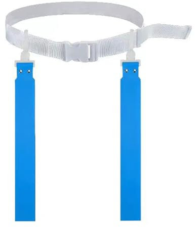 Niuhong Fußball Flaggen Gürtel Spieler Fußball Gürtel Rugby Flaggen Gürtel Fußball Ausrüstung Zubehör Release Schnallen Mit 2 Flaggen Für Jugend Erwachsene Trainingsgeräte (blau)