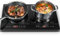 KICHPOWER Plaque Induction 2 feux, Plaque de cuisson double à induction, Plaque à Induction Portable, Contrôle indépendante, écran tactile, 3500W, 10 réglages de température, 10 niveaux de puissance