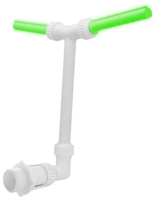 Steowsey Support de fontaine de piscine pour bassin cascade fluorescent réglable décoration de piscine refroidissement pour jardin