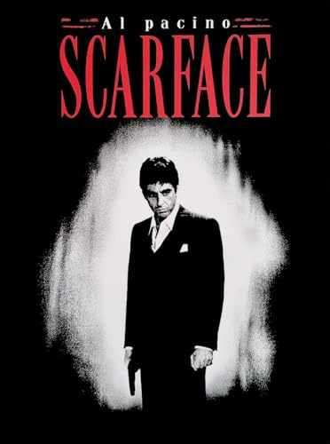 KUSTOM ART Póster decorativo de pared, serie de carteles de película celebridades Scarface con Al Pacino, impresión sobre cartón, 40 x 30 cm, sin marco