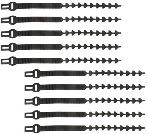TOYANDONA Lot de 10 Attaches Réglables pour Arbres Fruitiers en Caoutchouc, Sangles Résistantes pour Branches, Accessoires de Jardinage pour Fixation et Support des Plantes d'Extérieur