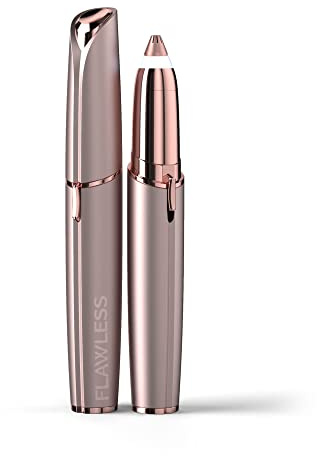 Finishing Touch Flawless Brows Eyebrow Hair Remover Electric Razor for Women with LED Light for Instant and Painless Hair Removal