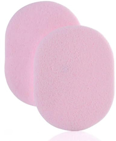 GoodJanes Facial Sponges for Sensitive Skin – Hypoallergenic Reusable Face Sponges for Gentle Cleansing & Light Exfoliation – Latex-Free, Non-Irritating Skincare Tools, 2-Pack