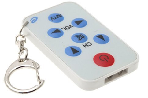 Ruilogod Mini télécommande de télévision universelle avec chaîne
