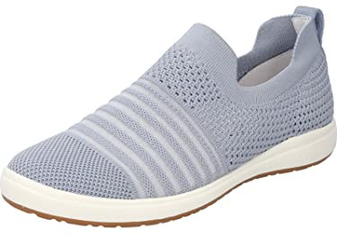 Josef Seibel Damen Slipper Caren 47,Weite G (Normal),Wechselfußbett,schluepfschuhe,Loafer,Slip-ons,freitzeitschuhe,Blau (SkyBlue),41 EU