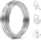 Redamancy Alambre de Aluminio, 1mm x 30m Alambre para Joyeria, Flexible y Moldeable, Alambre para Manualidades para Joyería, Embalaje, Fabricación de Modelos, Artesanías de Escultura
