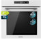 Cecotec Horno Integrable 60cm Bolero Hexa SM406000 Glass White A+. 2900W, 72L, 12 Funciones, Piedra para Pizza, Steam Assist, Steam EasyClean, Modo Eco y Defrost, Electronic Timer