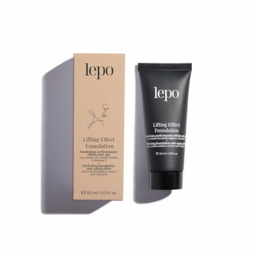 LEPO | Fondotinta Effetto Lifting N. 31 con Estratto di Centella Asiatica e Vitamina E, Per una Pelle Radiosa e Tonificata