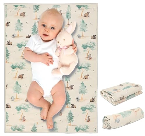 Wipeable Portable Changing Pad, PU Leather Diaper Changing Mat for Travel