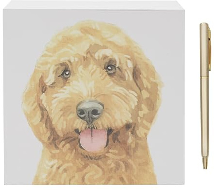 Lesser & Pavey Cockapoo Memo Block Robert James Hull for Home & Office | Stylish Notepads & Writing Pads For Daily Use | Compact Note pad & Memo Pads for Daily Notes & Reminders