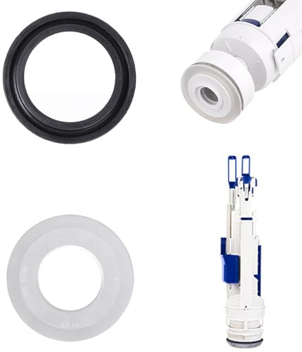 2 Guarnizioni per GEBERIT Cassette di Scarico, Set di Guarnizioni per Lavabo e Sifone, Ricambi per Cassette di Scarico Compatibili con Geberit Cassette di Scarico per n. 890.615, 818.109
