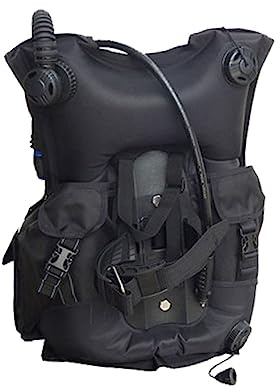 Set bombole per immersioni subacquee Regolatore di stile libero, giubbotto di regolazione dell'assetto da immersione Accessori da immersione regolabili gonfiabili controllati da BCD ， Attrezzatura da