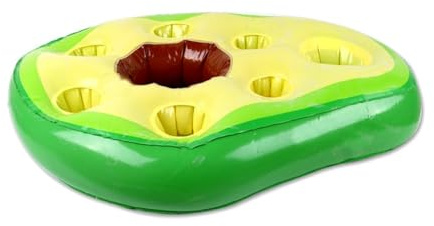 FACAIIO Porte-boisson flottant pour piscine, cabane gonflable avec plusieurs emplacements pour boissons, accessoires de piscine, jacuzzi et plage