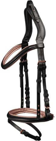 WALDHAUSEN Island Trensenzaum Rose, schwarz