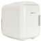 MONCOOK Mini Fridge For Bedrooms - Small, Portable & Quiet Mini Fridges For Skincare, Medicine, Food & Drinks - Cooling & Warming Function - Perfect For Home, Office, Car Or Travel - 14L - White Mono