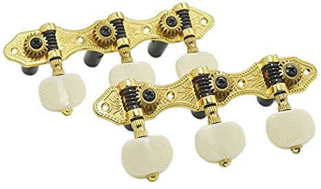 Classical Guitar Tuning Nail Head Gold Plated Guitar Nail Tuner Professional Guitar Parts Accessories Knobs Heads Machine Guitar (Color : Classical 1)