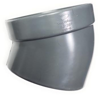 Codo PVC Evacuación M-H Ø 125-30º