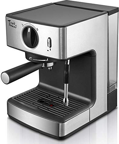 FLBT Cafetera de 15 Barras con espumador de Leche Bomba Tradicional de inducción Cafetera Espresso con Bandeja de Goteo extraíble y Tanque para Capuchino y Latte Macchiato 1250 W Needed