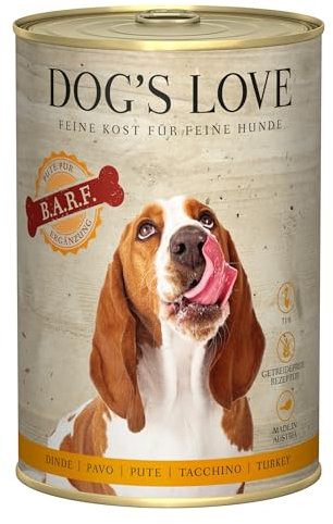 Dog'S Love | Barf-tillskott för hundar | ren kalkon (18, 400 g)