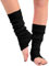 reshmena® Leg Warmer for Womens Girls Knitted Leh Warmer 80's Teen Fancy Dress Dance wear Girls Fancy Stylish Leg Warmers Womens Girls Leg warmers carnival fancy dress party Wear Black