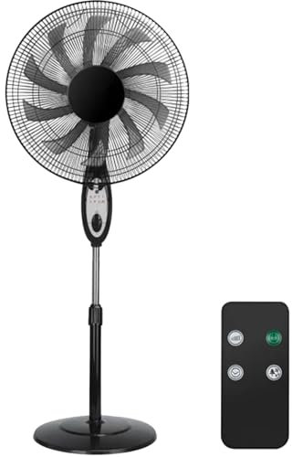 VoltShine Ventilator – Standventilator mit 10 Flügeln, Fernbedienung, mehreren Geschwindigkeiten und effizientem Design zur Raumerfrischung. *
