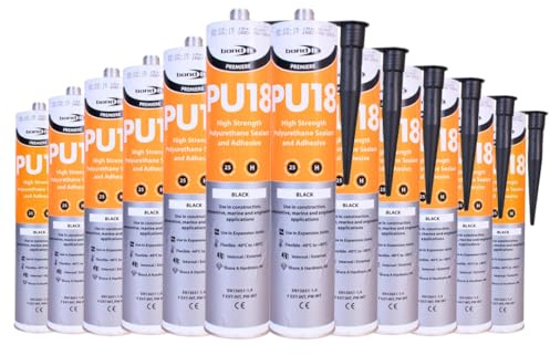 PU18 Polyurethane Sealant Adhesive Black | High Strength Polyurethane Sealant and Adhesive (12)