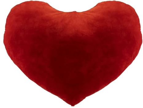 BABYZOCO Cojín Corazón, Almohada del Amor, Cojín Decorativo en Forma de Corazón, Peluche de Corazon, Cojin Romántico, Cojin San Valentín, Peluche de Amor, Material Felpa, Diseño Corazon, 35 cm
