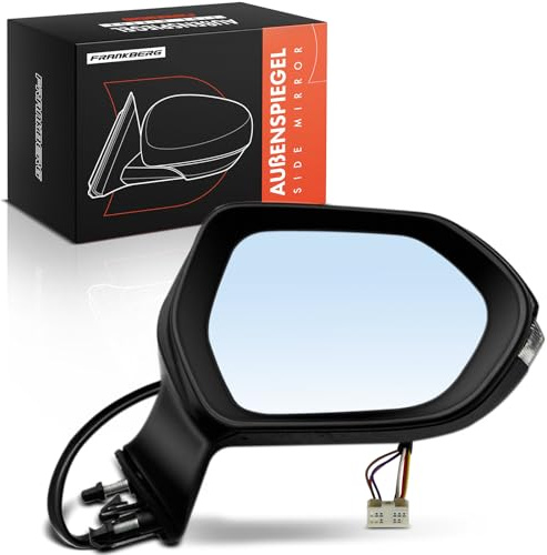 Frankberg Espejo Retrovisor exterior derecho eléctrico 8-Polos &-Calentable &-replegable eléctricamente &-Interconente Compatible con C.orolla Touring E21 2019-2024 Replace# 8173002200