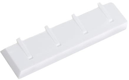 WOONEKY 2pezzi Ganci Da Parete Plastica Abs Adesivi Resistenti e Impermeabili Porta Asciugamani Bagno e Appendiabiti Con Ganci Pieghevoli Salva Spazio Antiscivolo Per Cappotti Ombrelli e a
