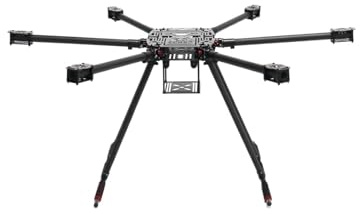 Kit de chasis Fibra Carbono ZD850 Pro con Tren Aterrizaje no Flotante y Brazo Plegable, Compatible hexacóptero FPV(850 Pro V2)