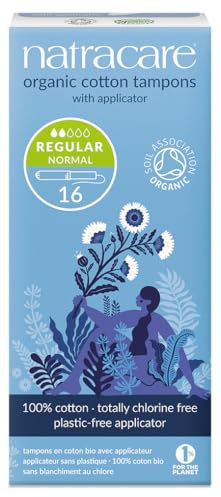 Natracare Organic Regular Applicator Tampons 16 Per Pack