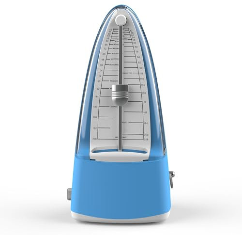 Mechanisches Metronom, Einfache Form, Genauer Takt, Klarer Klang, mit Akzentglocke, geeignet für Klavier, Geige, Ukulele, etc