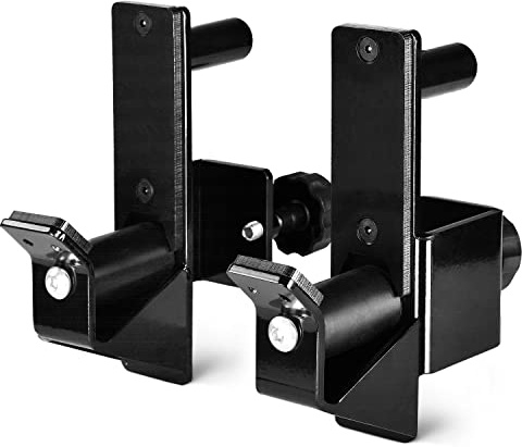 Yes4All Tillbehör, kapacitet 454 kg för 5 x 5 cm rör (2 x 2 tum) rör, 2,5 cm (1 tum) hål, power-bur inklusive J-krok, ”spotter arm”, dippstång för knäböjningsställ