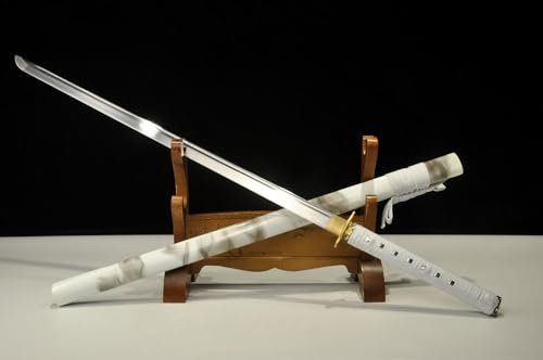 TEERMA 41 Zoll China Handmade Schwert aus Hohem Mangan Stahl scharfes und echtes Katana China Schwert DZ005