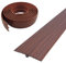 Übergangsprofil, T Profil Übergangsleiste Selbstklebender 5×300cm Türschwellen Leiste PVC Flache Spaltabdeckung für Türschwellen und Verbindungsböden von Laminatdielenfliesen (Nussbaum, 5cm×3m)