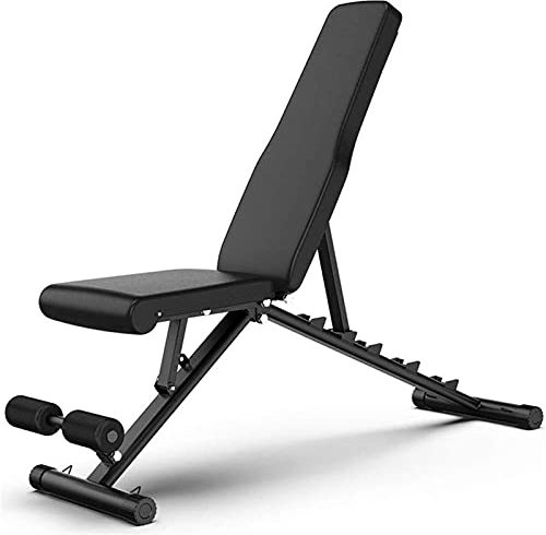 Viktbänk, Bänkpress Viktstång Bänkpress Bänk Styrketräningsplattor Vikbar hantelpall Multifunktionell Sit Up Magbänk för helkroppsträning
