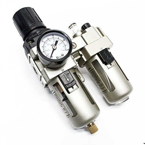 Tryckluft underhållsenhet reduceringsventil 12,91 mm (1/4) IG filter regulator vattenavskiljare